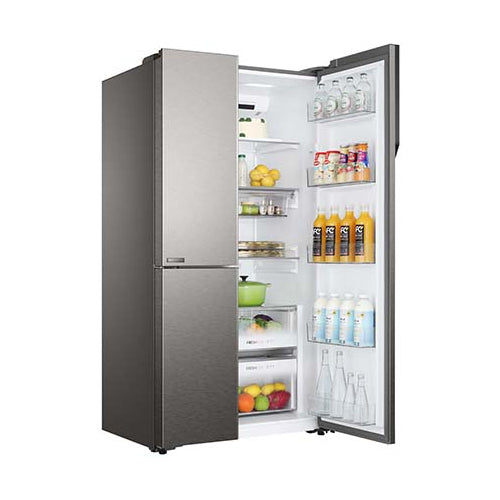 Haier 628 L Side By Side Refrigerator - HRT-683IS