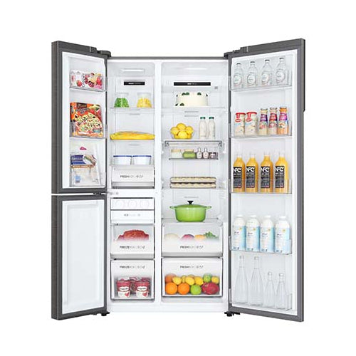 Haier 628 L Side By Side Refrigerator - HRT-683IS