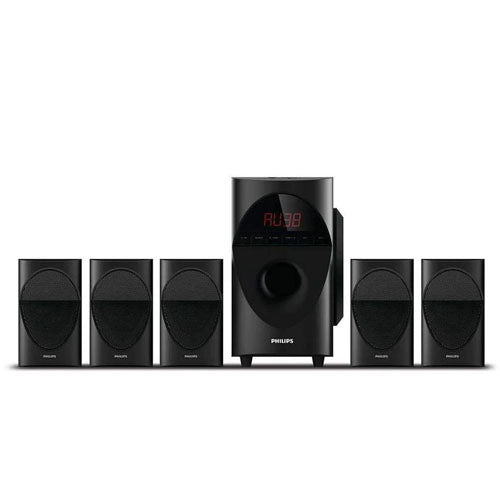 Philips in-SPA 5190B/94 Multimedia Speaker System (Black)
