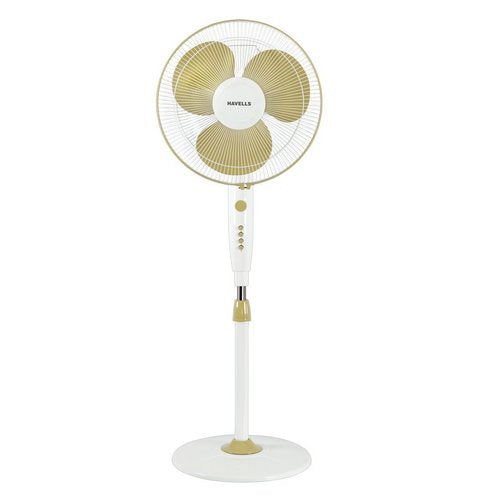 Havells Trendy 400mm Pedestal Fan Golden White