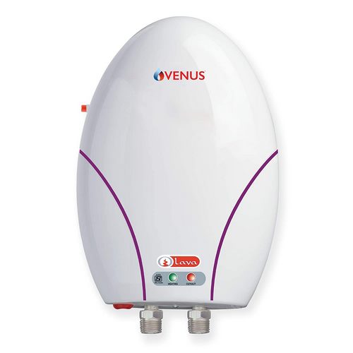 VENUS Lava Instant 3L30 3-Litre 3KW, Instant Water Heater (White) Copper Tank