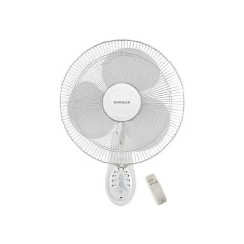 Havells Platina Remote 400 Mm 3 Blade Wall Fan  (White)