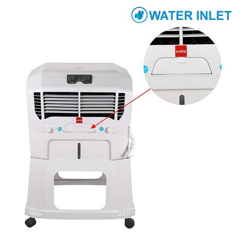 Cello Swift 50 Ltrs Window Air Cooler (White) - James & Co