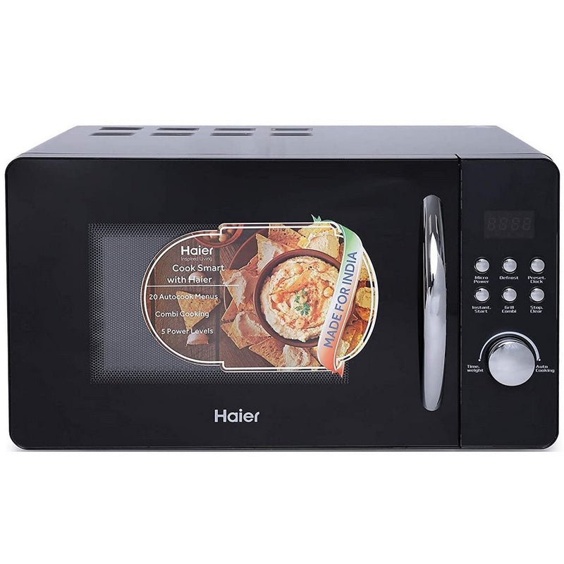 Haier 20 L Grill Microwave Oven ( HIL2001GBPH , Black ) - James & Co