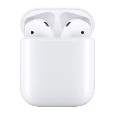 Apple AirPods (2nd Generation) Wireless Earbuds with Lightning Charging Case Included. Over 24 Hours of Battery Life