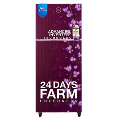 Godrej Eon Alpha 253L 2 Star Frost Free Refrigerator With Inverter Compressor (RT EONALPHA 270B 25 RI JD WN, Red)