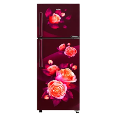 Haier 240 L, 2 Star, Red Rose Finish Top Mounted Frost Free Refrigerator