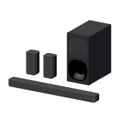 Sony HT-S20R Real 5.1ch Dolby Digital Soundbar for TV with subwoofer and Compact Rear Speakers, 5.1ch Home Theatre System (400W,Bluetooth & USB Connectivity, HDMI & Optical connectivity)