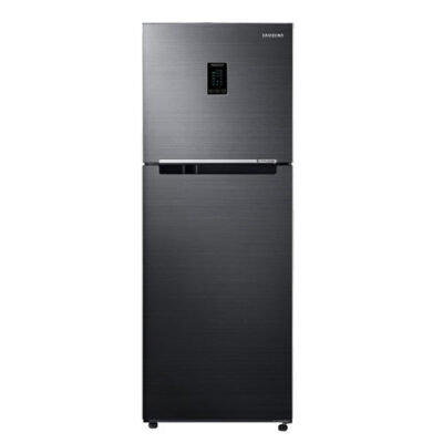 Samsung 301L 2 Star Inverter Frost-Free Convertible 5 In 1 Double Door Refrigerator Appliance (RT34C4522BX/HL,Luxe Black 2023 Model)