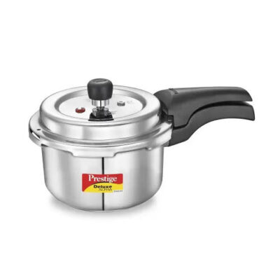 Prestige Deluxe Alpha Svachh 2 L Induction Bottom Pressure Cooker  (Stainless Steel)