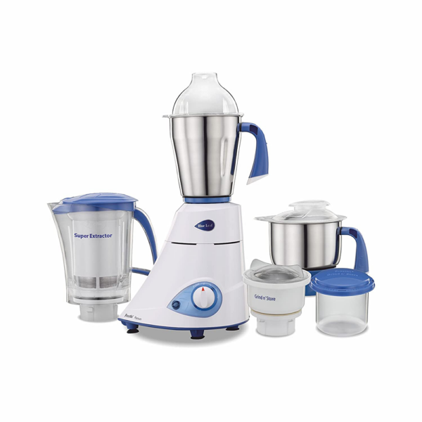 Preethi Blue Leaf Platinum MG 139 Mixer Grinder, 750W, 4 Jars