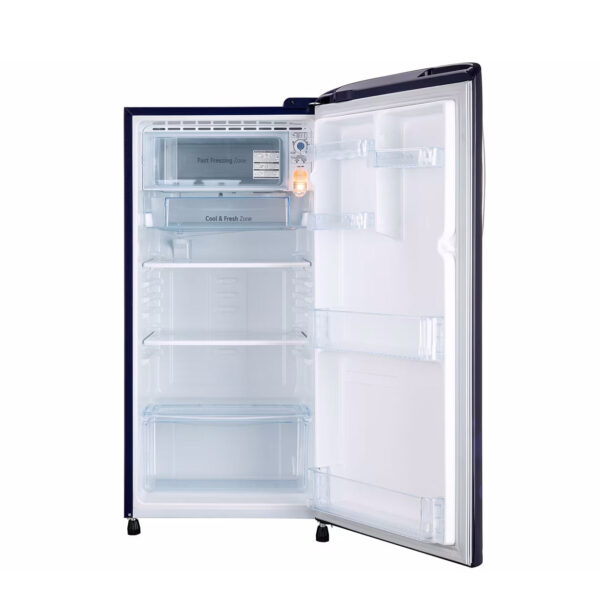 LG 185 Litres Direct Cool Single Door Refrigerator, 3 Star Rated with Base Drawer (Emerald Lotus)(GL-D201AELD) - Image 3