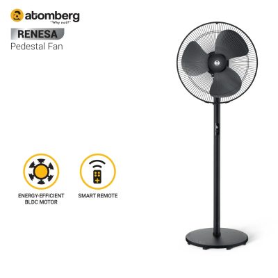 Atomberg Renesa Pedestal fan 400mm BLDC motor Energy Saving with Remote Control