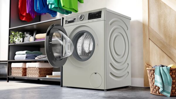 Haier Series 8 washing machine, front loader 10 kg , Silver inox - Image 4