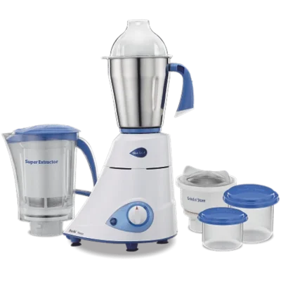 Preethi Blue Leaf Platinum Mixer Grinder 110V with 5 Jars (Only for US & Canada)