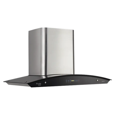 Preethi Alcor KH 210, 3 Speed Chimney with 1200 m3/hr Suction, 90cm , 180 W, 3x Baffle Filter