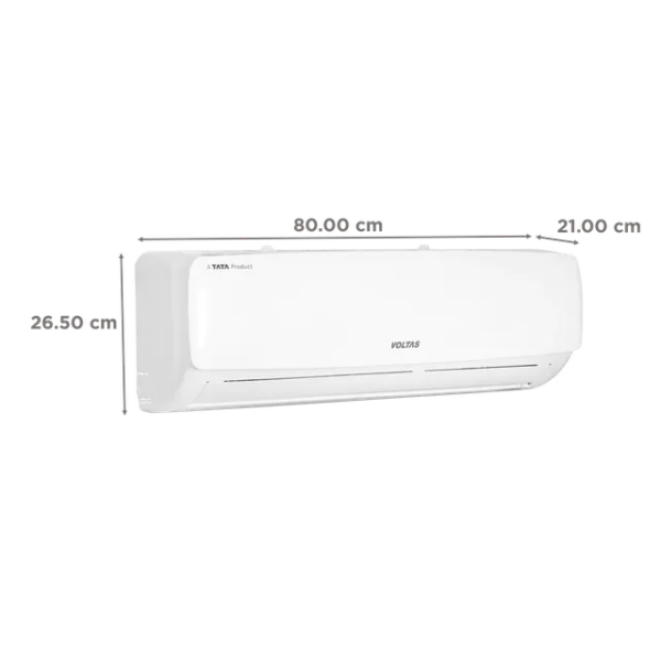 VOLTAS 123 Vectra Elegant 1 Ton 3 Star Split AC (Copper Condenser, Anti Dust Filter) - Image 3