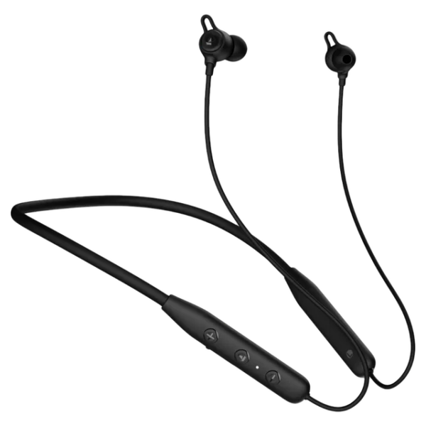 boAt Rockerz 109 Neckband with Environmental Noise Cancellation (IPX5 Water Resistant, ASAP Charge, Active Black) - Image 4