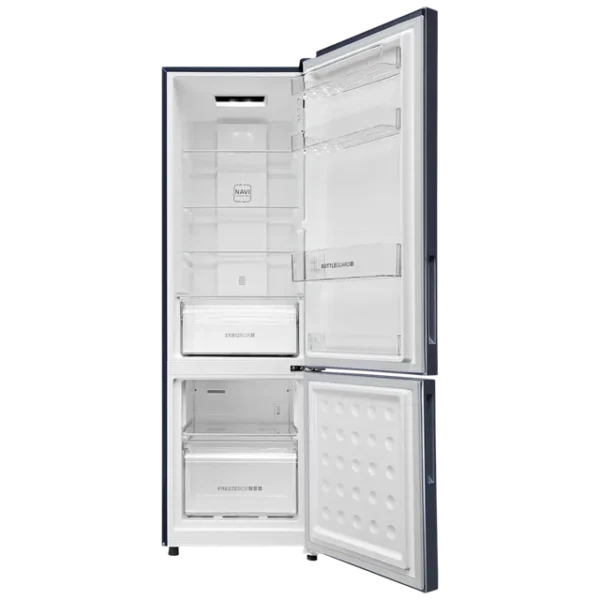 Haier 265 Litres 2 Star Frost Free Double Door Bottom Mount Convertible Refrigerator with Vegetable Case - Image 5