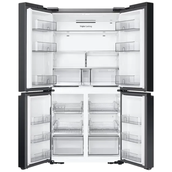 SAMSUNG 650 Litres Frost Free French Door Convertible Refrigerator with Triple Cooling (RF65DB90BD12TL, Clean White) - Image 4