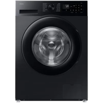 SAMSUNG 12 kg 5 Star Wi-Fi Inverter Fully Automatic Front Load Washing Machine (WW12DG5B24ABTL, AI EcoBubble, Black)