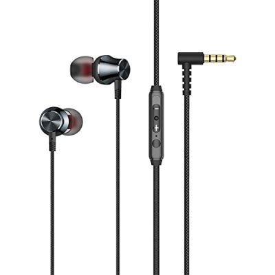 Riversong M1 Wired in Ear Earphone with Built-in HD Microphone & Inline Remote, Great Fit 14 mm Driver