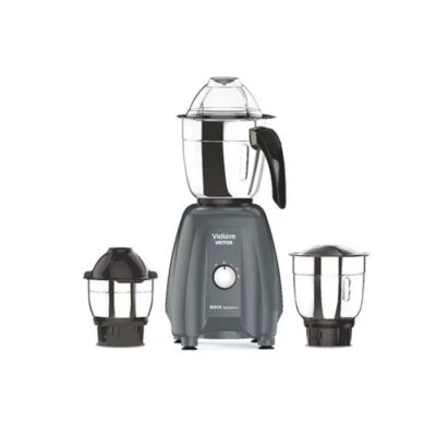 Vidiem Victor 600W Mixer Grinder ( Grey, 3 Jars )