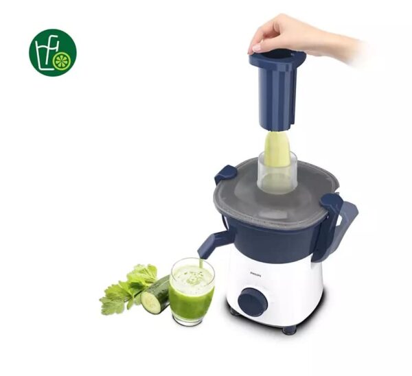 Philips Hl7566/00 Aton 500 Juicer (Deep Azure), 500 Watts - Image 4