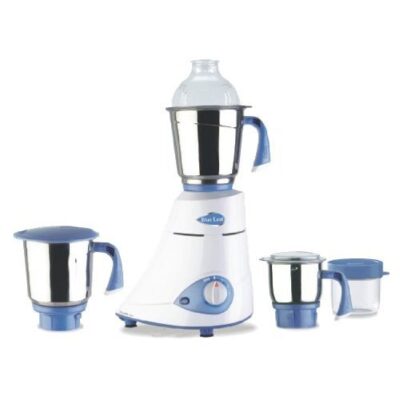 Preethi Blue Leaf MG-149 600 W Mixer Grinder  (White, 3 Jars)