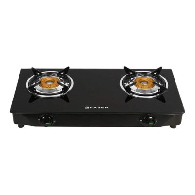 Faber Jumbo 2BB BK 2 Burner Gas Stove ( Black ) – FBRGS-JUMBO2BBBK