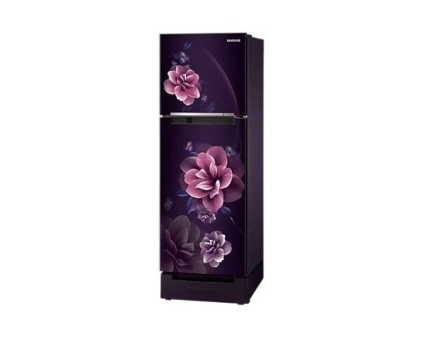 Samsung | 236 L | 2 Star | Base Stand Drawer | Double Door Refrigerator | RT28C3122CR | Camellia Purple - Image 2