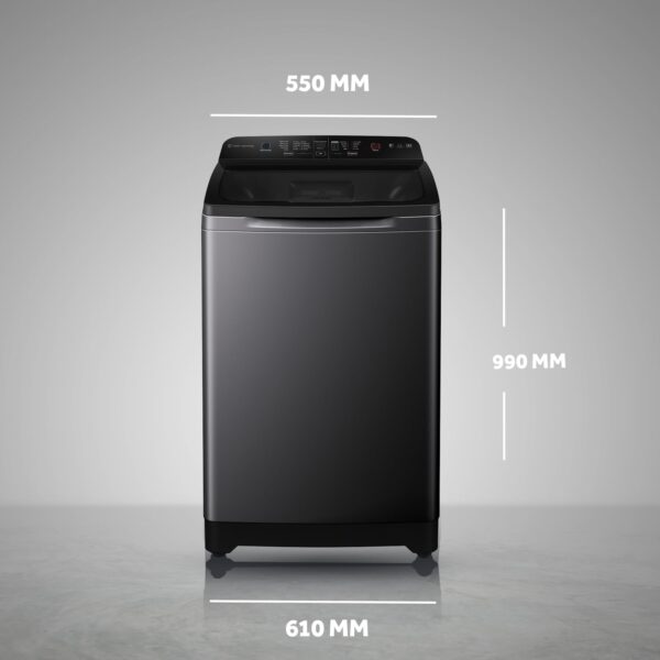 Haier 9 Kg 5 star Fully Automatic Top Loading Washing Machine? HSW90-678ES8, Dark Jade Silver - Image 5