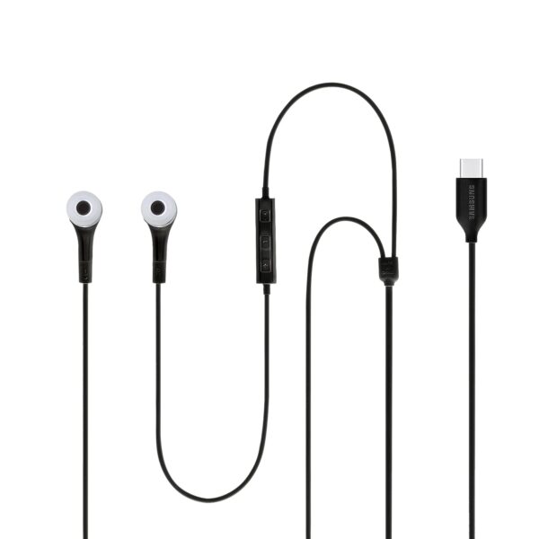 Samsung Original IC050 Type-C Wired in Ear Earphone with mic (Black & White