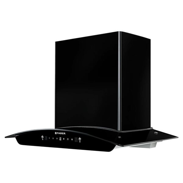 FABER 60 Centimeter SUNNY IN HC SC FL LG 60cm 1200m3/Hr Ducted With Touch & Gesture Control Auto Clean Wall Mounted Chimney (Black) - Image 3