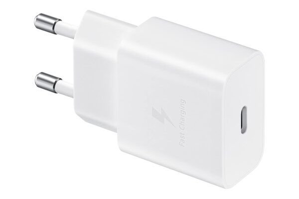 Samsung Original 15W Single Port, Type-C Charger (Cable not Included), White - Image 3