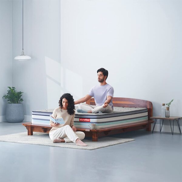 duroflex Balance Plus Orthopedic Memory Foam Queen Size Euro-top Mattress (78 X 60 X 6+2 inch)