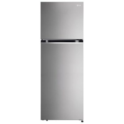 LG 340 L 2 Star Frost-Free Smart Inverter Double Door Refrigerator (GL-S342SPZY, Shiny Steel, Convertible & Multi Air Flow)