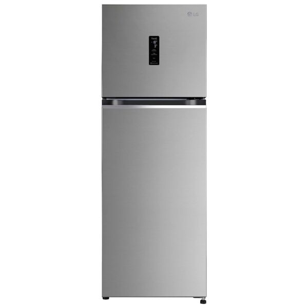 LG 246 L 3 Star Frost-Free Smart Inverter Wi-Fi Double Door Refrigerator (GL-T262TPZX, Shiny Steel