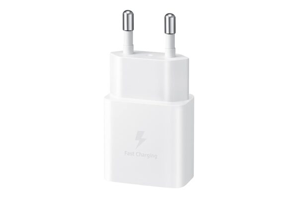 Samsung Original 15W Single Port, Type-C Charger (Cable not Included), White - Image 2