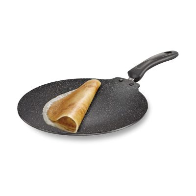 Prestige Omega Deluxe Granite 30cm Non-Stick Dosa Tawa|Scratch and Abrasion Resistant |Gas & Induction Compatible