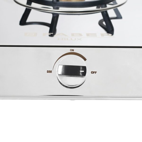 Faber high efficiency 3 Brass Burner with stainless steel top, ISI Certified gas stove, Manual Ignition, For LPG use only (Cooktop Hilux Max 3BB SS) - Image 12