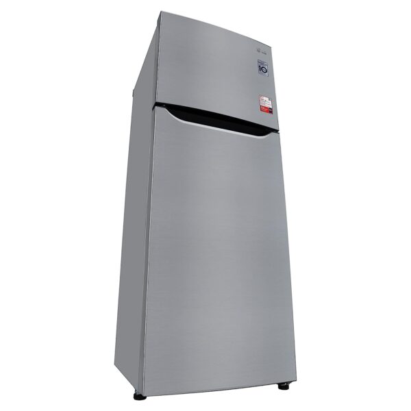 LG 288 L 2 Star Smart Inverter Frost-Free Double Door Refrigerator (GL-S322SPZY, Shiny Steel, Convertible) - Image 2