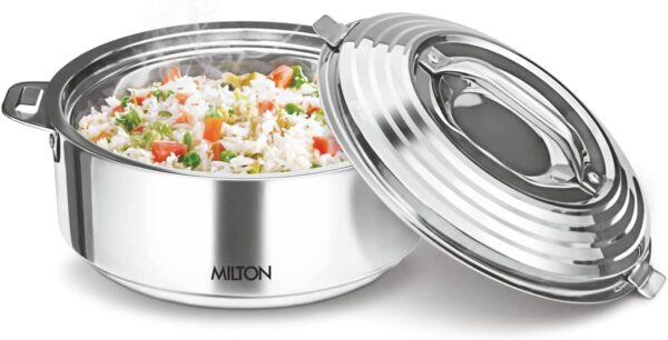 MILTON Thermosteel Galaxia Casserole, 2500 ml, Steelplain Thermoware Casserole  (2500 ml)