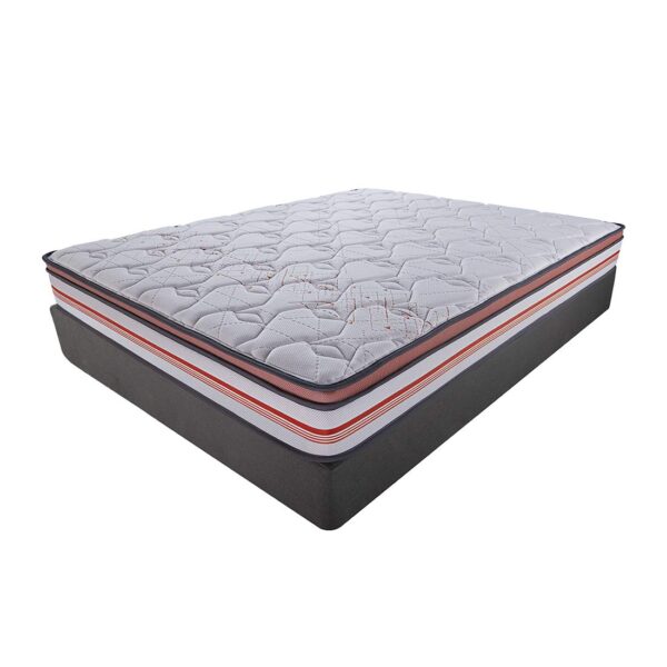 Duroflex Velocity - Anti Stress Fabric 6 Inch Queen Size Spring Mattress (78x60x6) - Image 2