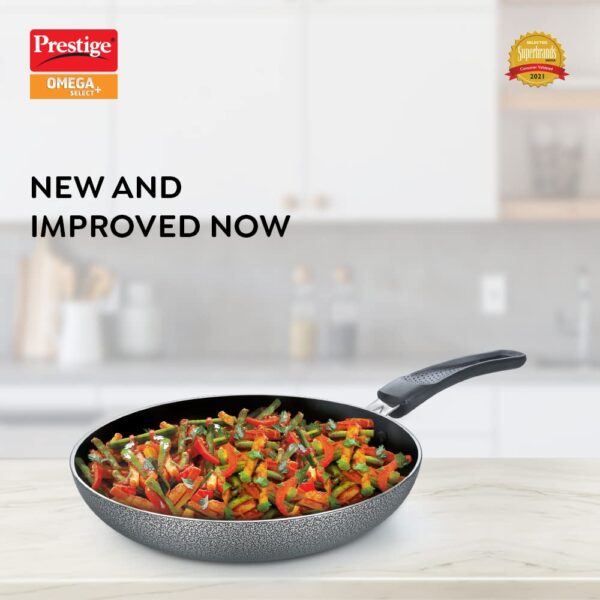 Prestige Omega Select Plus 18cm Non-Stick Fry Pan|Scratch and Abrasion Resistant|3 Layer Coating - Image 2