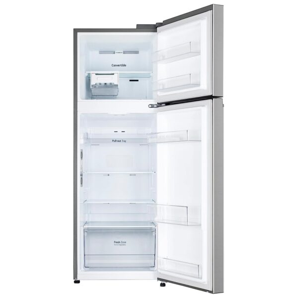 LG 246 L 3 Star Frost-Free Smart Inverter Wi-Fi Double Door Refrigerator (GL-T262TPZX, Shiny Steel - Image 4