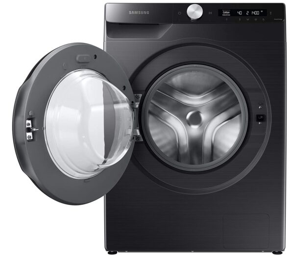 Samsung 8 kg, 5 star, Eco Bubble Technology, AI Control, Wi-Fi, Digital Inverter, Motor, Fully-Automatic Front Load Washing Machine (WW80T504DAB1TL, Hygiene Steam, Black Caviar) - Image 3