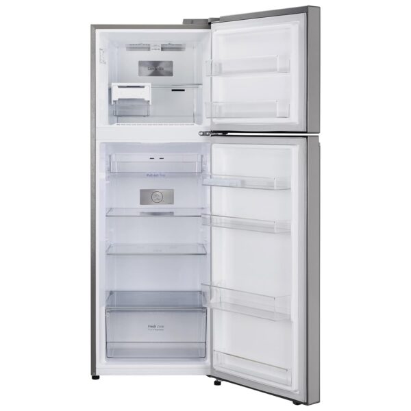 LG 340 L 2 Star Frost-Free Smart Inverter Double Door Refrigerator (GL-S342SPZY, Shiny Steel, Convertible & Multi Air Flow) - Image 9