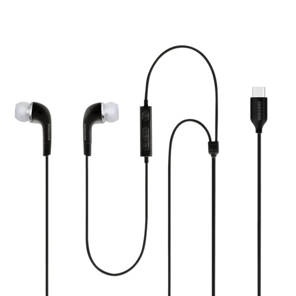 Samsung Original IC050 Type-C Wired in Ear Earphone with mic (Black & White - Image 2