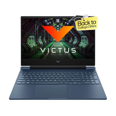 HP Victus Gaming Laptop, AMD Ryzen 5 5600H, AMD 4GB Radeon RX 6500M Graphics, 15.6-inch (39.6 cm), FHD, IPS, 8GB DDR4, 512GB SSD,